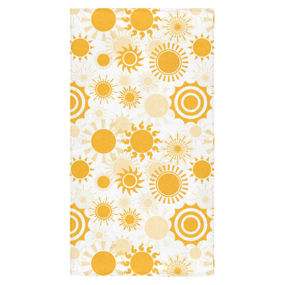 Sun design pattern Bath Towel