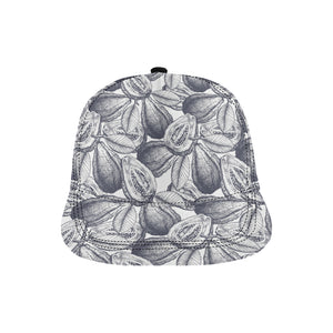 Guava tropical hand drawn pattern All Over Print Snapback Cap