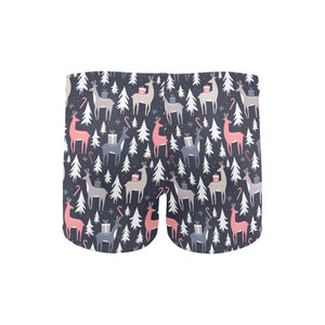 Deers Winter Christmas pattern Men's Swimming Trunks