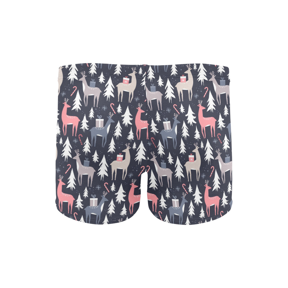 Deers Winter Christmas pattern Men's Swimming Trunks