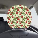Red apples leaves pattern Car Headrest Cover