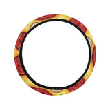 Pizza texture pattern Car Steering Wheel Cover