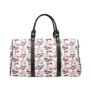 Yorkshire Terrier Pattern Print Design 04 Travel Bag