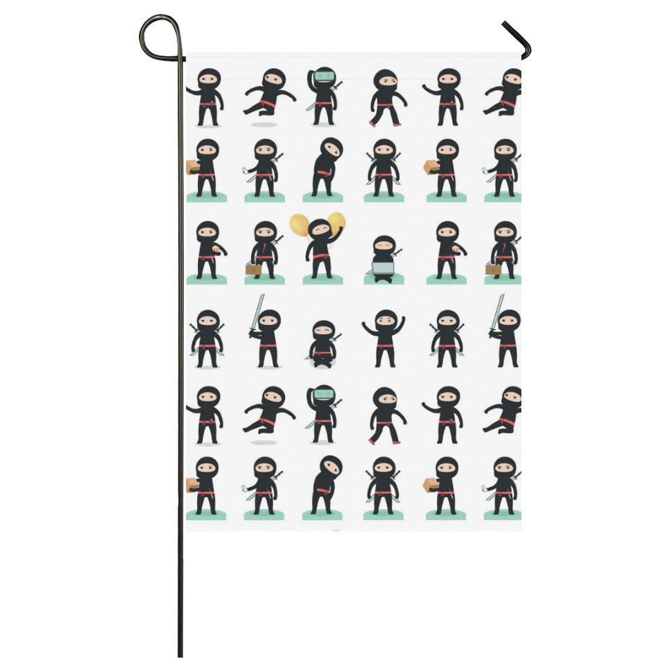 Cute ninja katana sword pattern House Flag Garden Flag