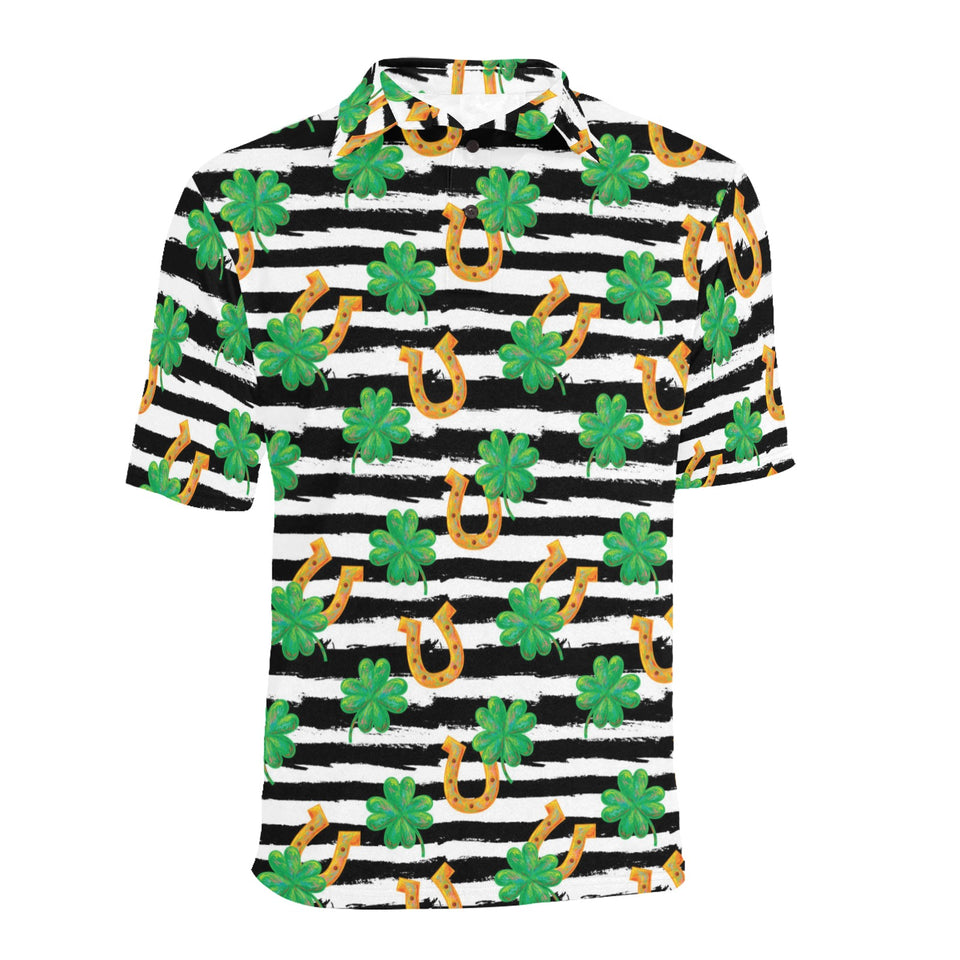 Horseshoes Pattern Print Design 01 Men's All Over Print Polo Shirt