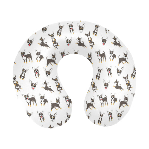 Chihuahua dog pattern U-Shaped Travel Neck Pillow