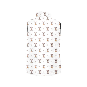 Greyhound Pattern Print Design 05 Men's Padded Vest