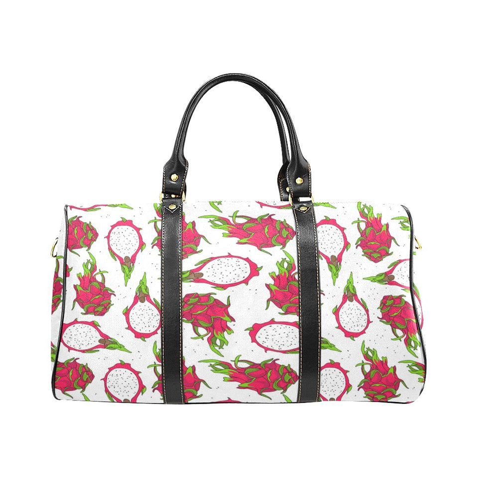 dragon fruits white background Travel Bag