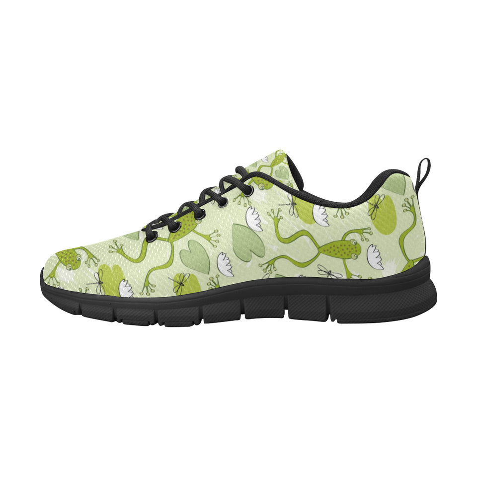 Cute frog dragonfly pattern Women's Sneaker Shoes