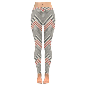 zigzag chevron striped pattern Women's Legging Fulfilled In US