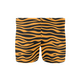 Bengal tigers skin print pattern background Men's Swimming Trunks