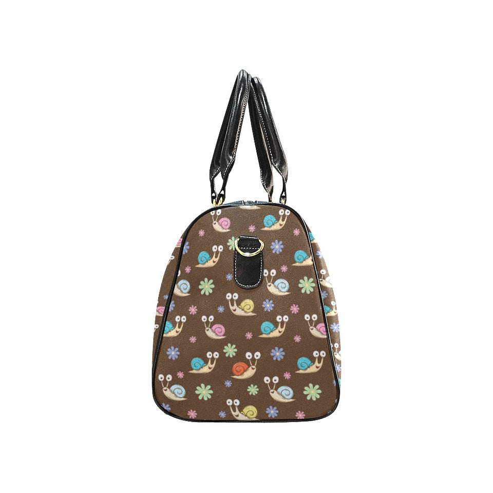 Snail Pattern Print Design 03 Travel Bag
