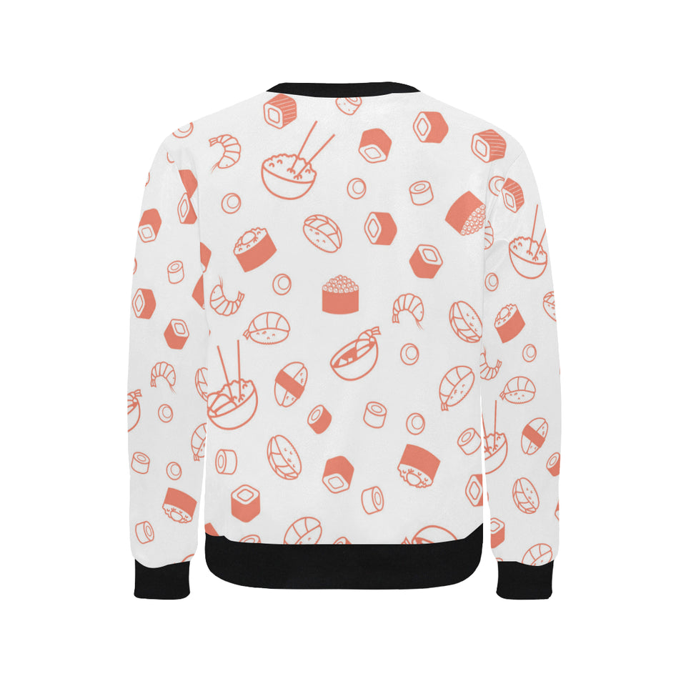 Sushi pattern Men's Crew Neck Sweatshirt