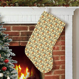 English Bulldog Pattern Print Design 02 Christmas Stocking