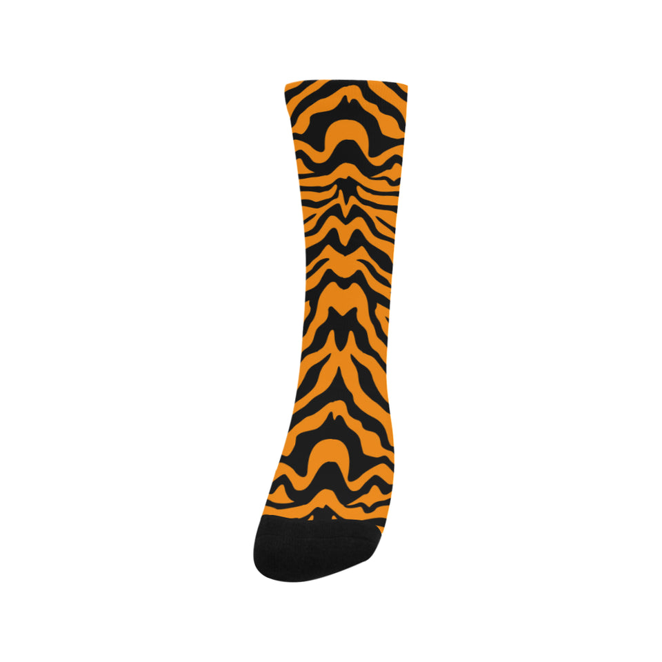 Bengal tigers skin print pattern Crew Socks