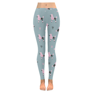 poodle dog pattern Women's Legging Fulfilled In US