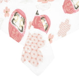 Daruma japanese wooden doll cherry blossom flower Tablecloth