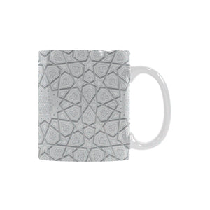 arabic star pattern Classical White Mug (Fulfilled In US)