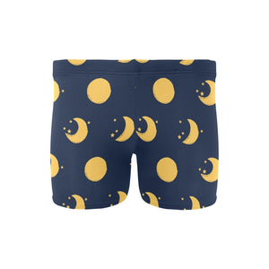 Moon star pattern Men's Swimming Trunks
