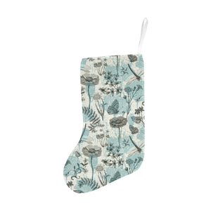 Dragonfly Butterfly Plants insect flower vintage s Christmas Stocking
