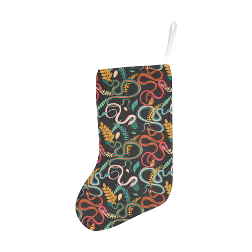 Colorful snake plant pattern Christmas Stocking