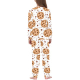 chocolate chip cookie pattern Kids' Boys' Girls' All Over Print Pajama Set