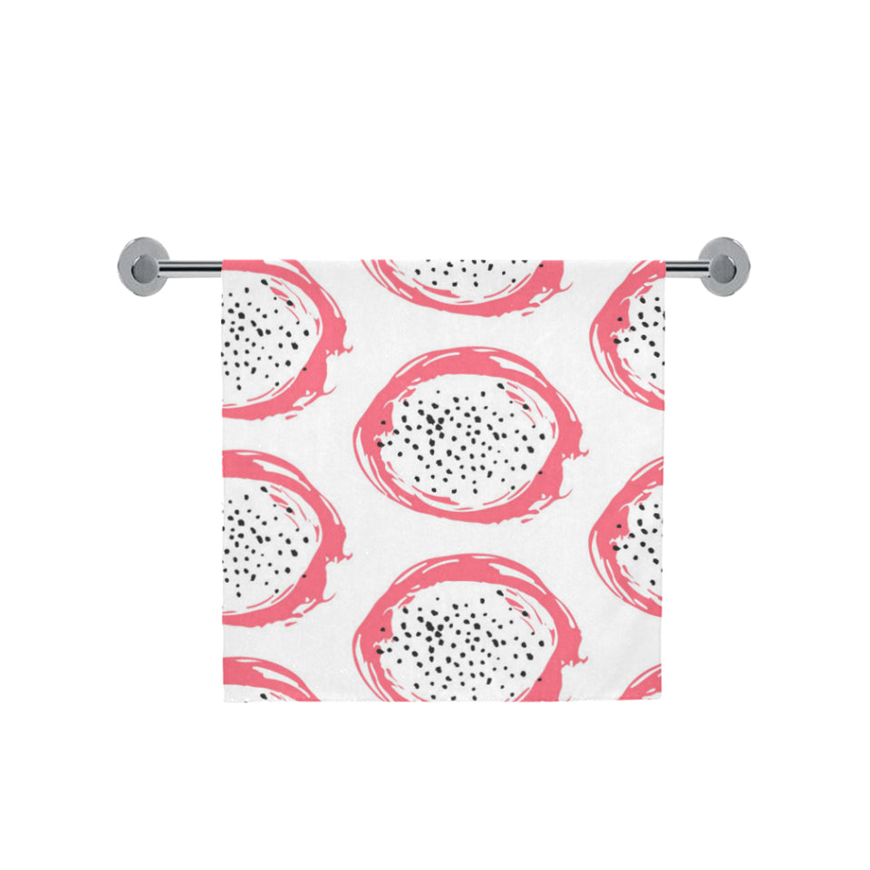 Hand drawn dragon fruit Bath Towel