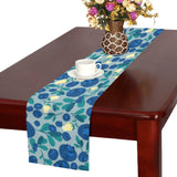 blueberry design pattern Table Runner