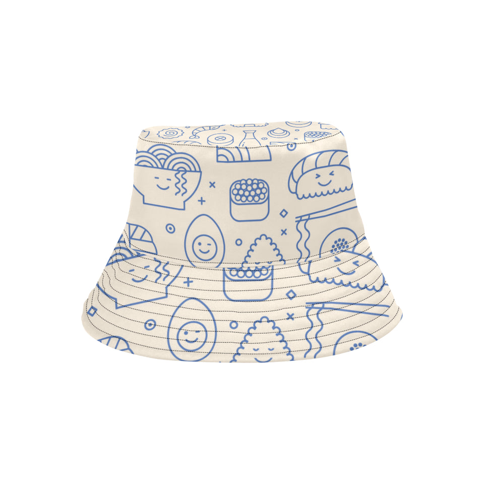 Cute sushi icon pattern Unisex Bucket Hat
