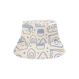 Cute sushi icon pattern Unisex Bucket Hat