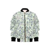 hand drawn blueberry pattern Kids' Boys' Girls' Bomber Jacket
