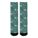 Elephants jungle pattern Crew Socks