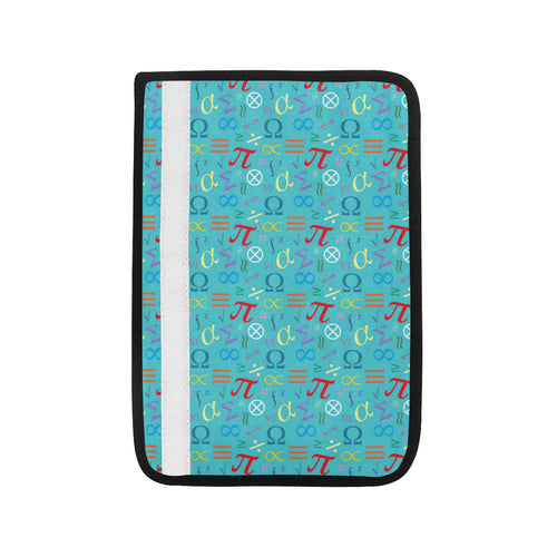 Math Pattern Print Design 02 Car Seat Belt Cover