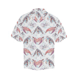 Watercolor sea turtle jellyfish pattern Men's All Over Print Hawaiian Shirt