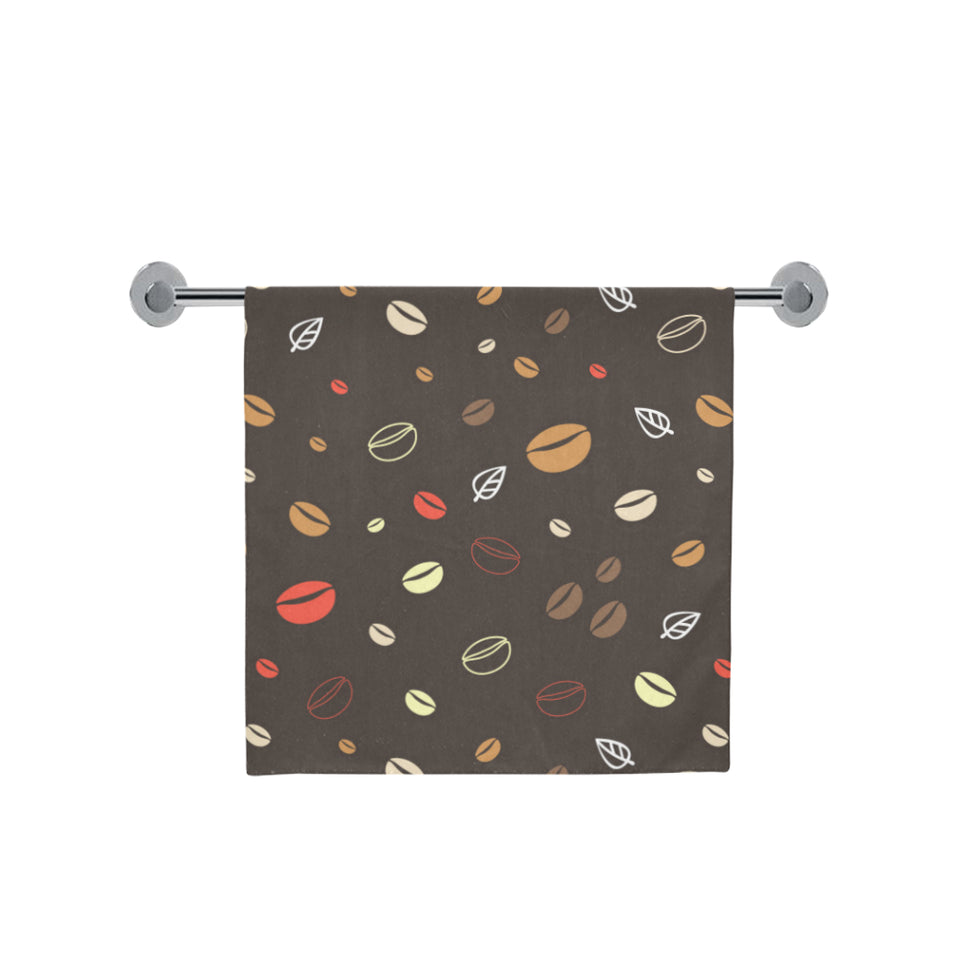 Coffee bean leave pattern Bath Towel