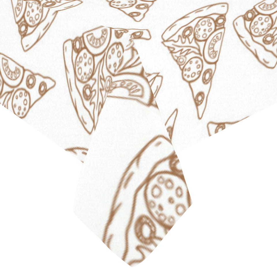 Hand drawn pizza pattern Tablecloth