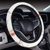 Watercolor Koi Fish Carp Fish pattern Car Steering Wheel Cover