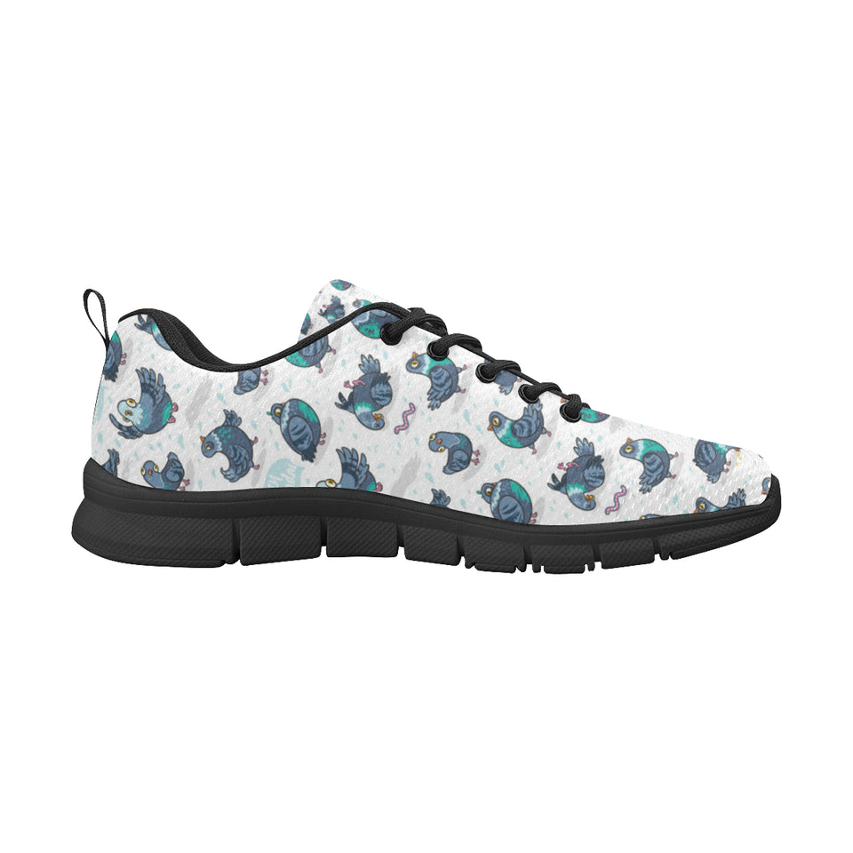 Pigeon Pattern Print Design 02 Men's Breathable Sneakers ( Model 055)