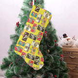 Camera Pattern Print Design 02 Christmas Stocking