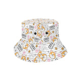 Corgi Dog Pattern Unisex Bucket Hat