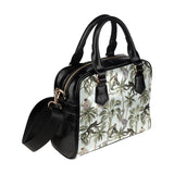 Monkey sloth lemur palm trees pattern Shoulder Handbag
