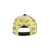 Cute Hamster pattern All Over Print Snapback Cap