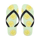 slice of lemon pattern Unisex Flip Flops