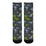 blueberry pattern Crew Socks