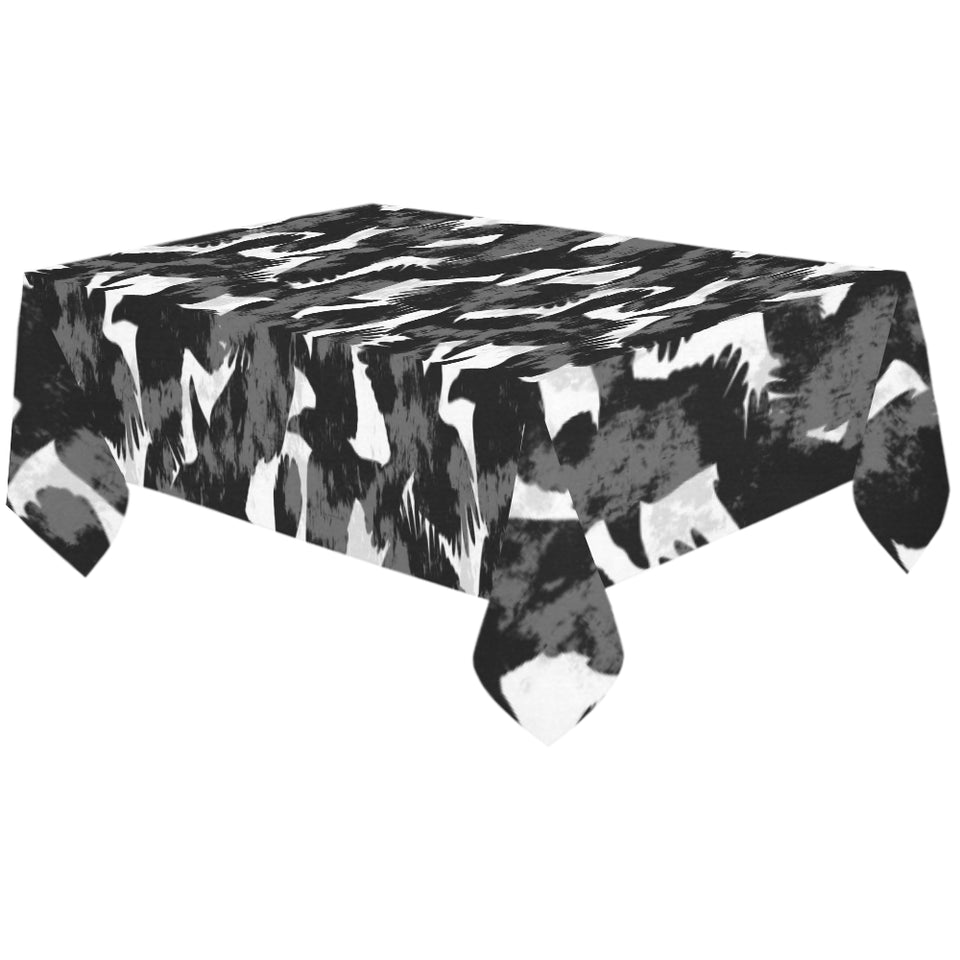 Crow illustration pattern Tablecloth