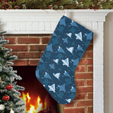 Stingray Pattern Print Design 04 Christmas Stocking