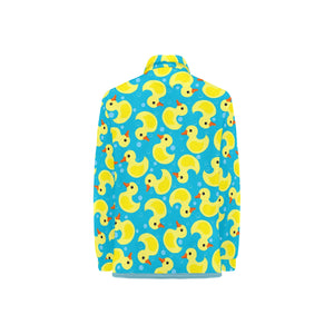 Duck Pattern Print Design 04 Women's Long Sleeve Polo Shirt