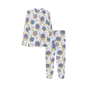 Snail Pattern Print Design 05 Kids' Boys' Girls' All Over Print Pajama Set