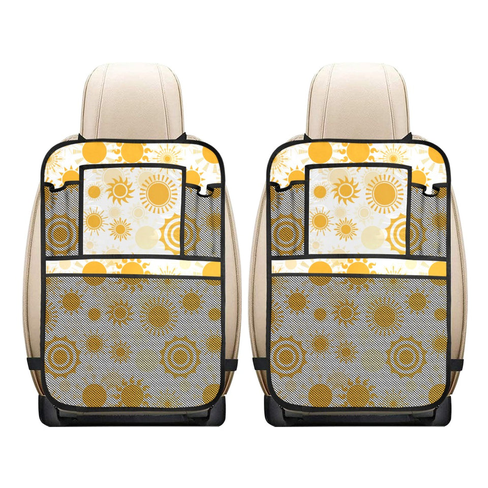 Sun design pattern Car Seat Back Organizer