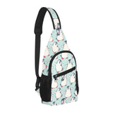 Cute Penguin pattern All Over Print Chest Bag